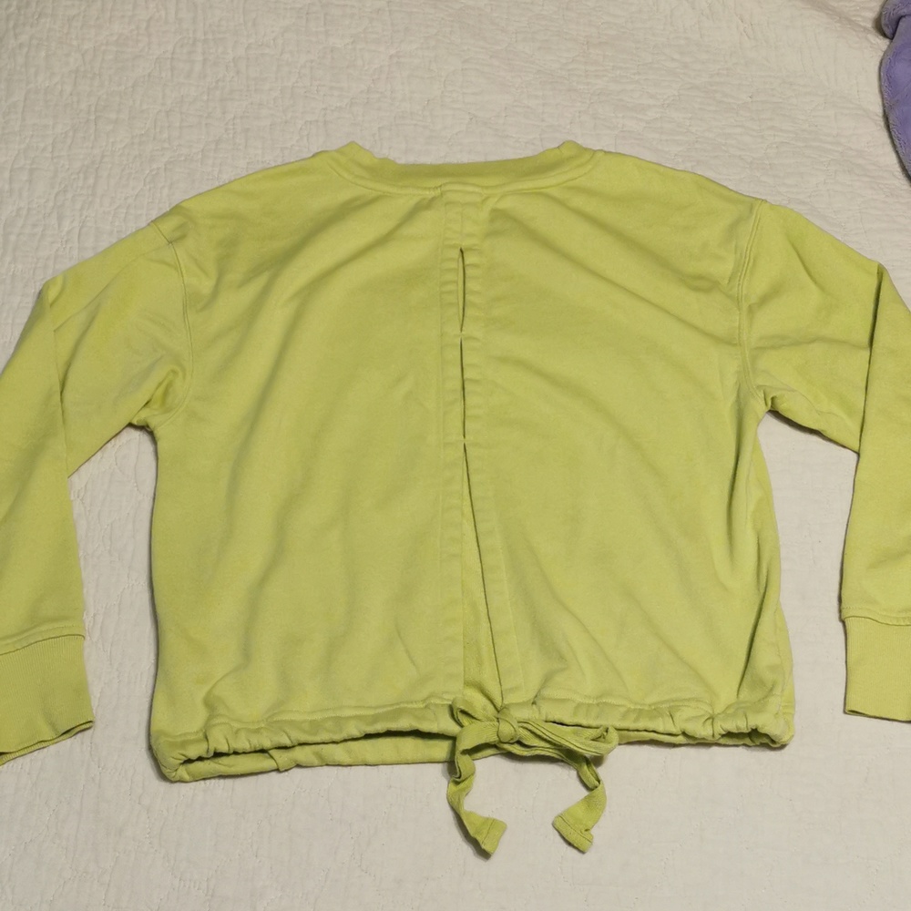 Tie back Activewear sweater